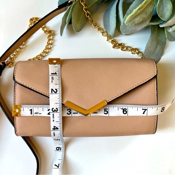 Urban Expressions Elodie Beige Crossbody Mini Bag Purse - Picture 10 of 15